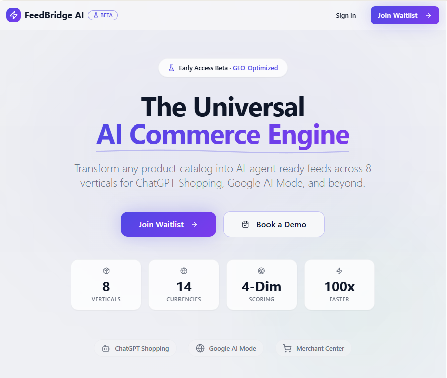 FeedBridge Get Ready for Agent Commerce