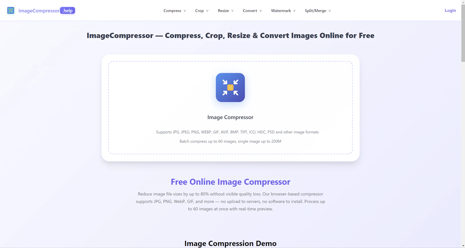 ImageCompressor.help screenshot 1