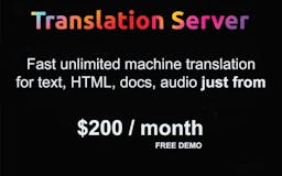 Lingvanex On-Premise Translation Server media 1