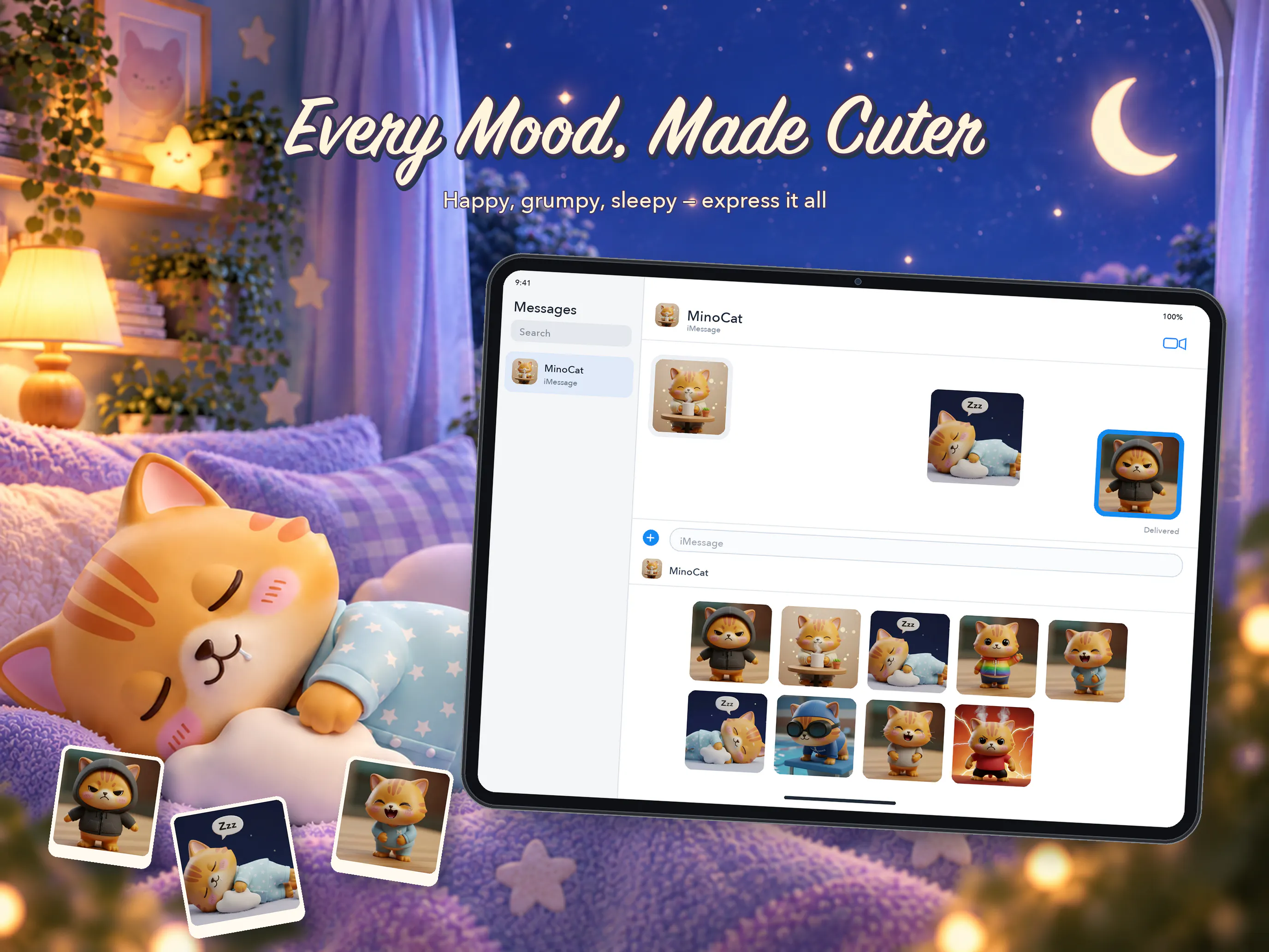 MinoCat Stickers gallery image