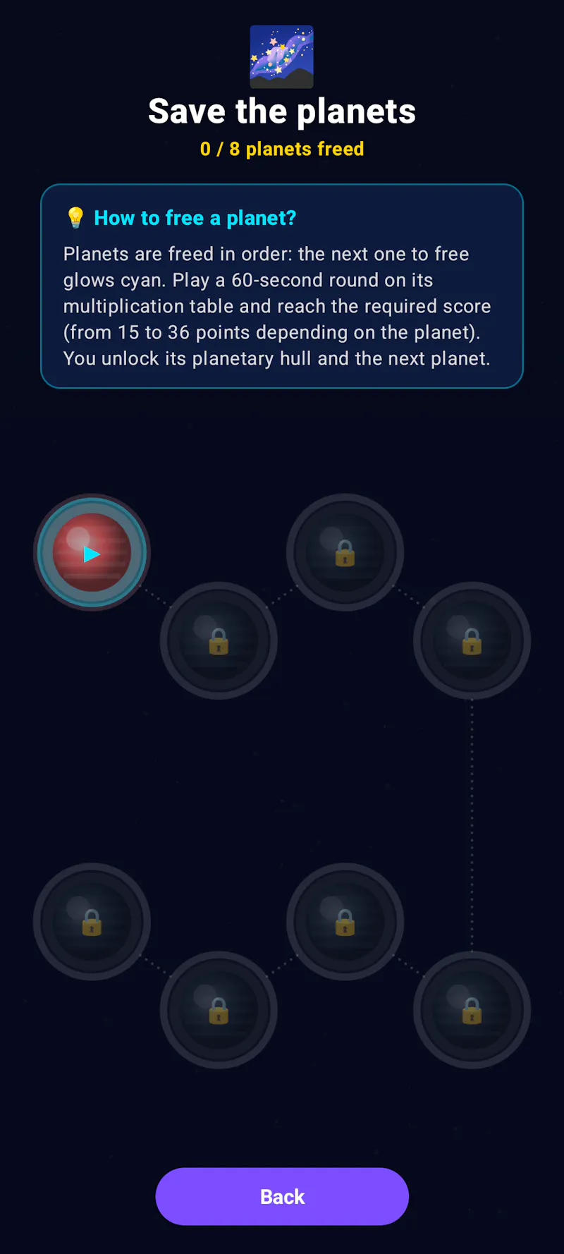Lucien's Times Tables screenshot 7