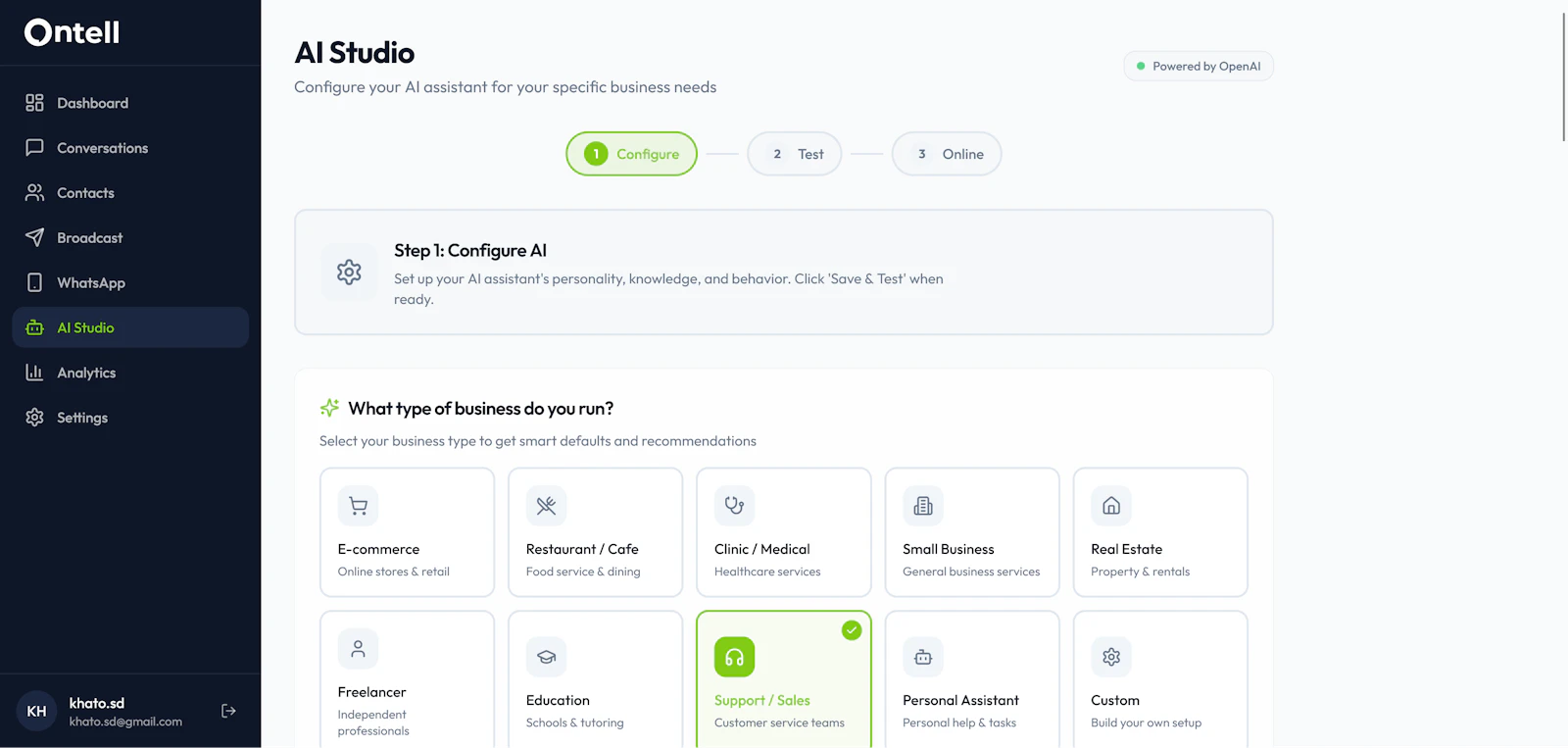 Ontell screenshot 2