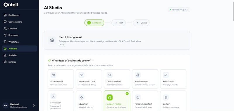 Ontell screenshot 2