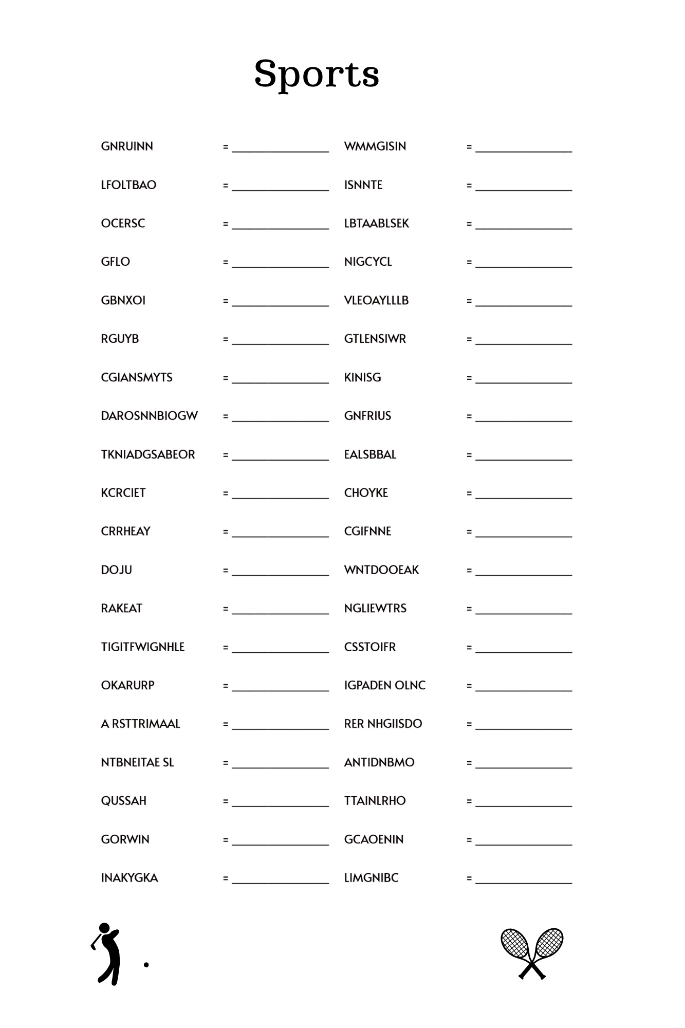 Word Scramble Grande stampa grande media 4