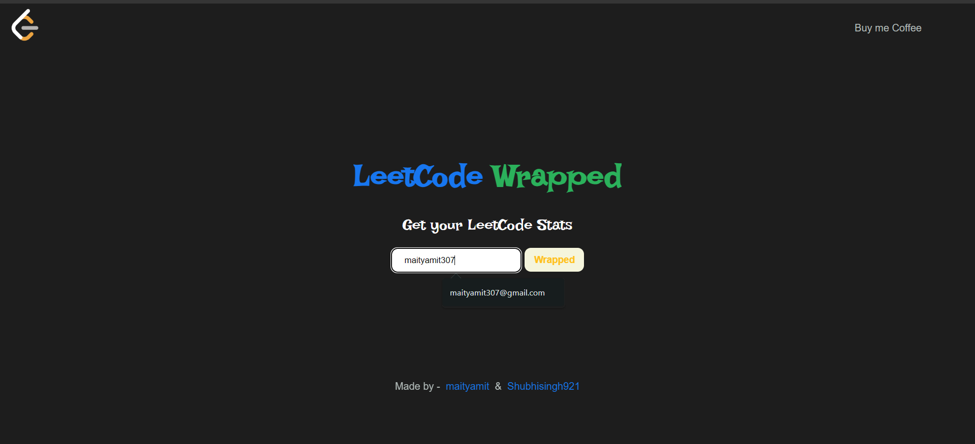 Média Leetcode enveloppé - Obtenez vos statistiques Leetcode 2