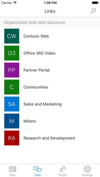 SharePoint for iOS gallery image