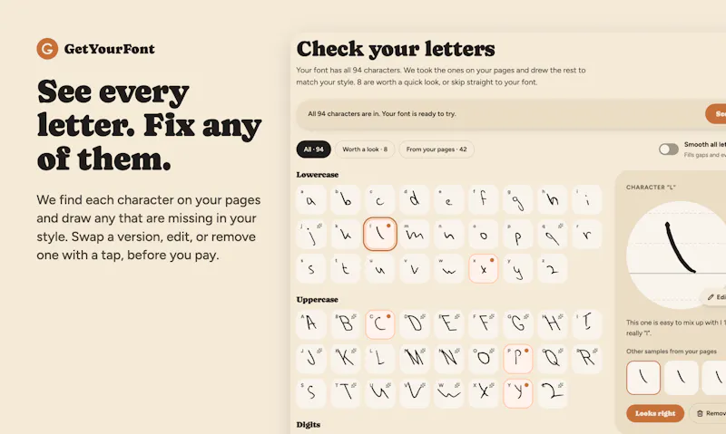 GetYourFont screenshot 4