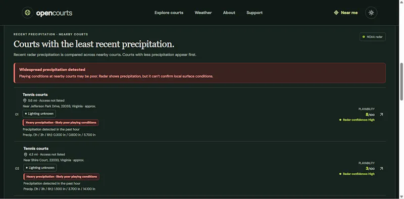 OpenCourts screenshot 7