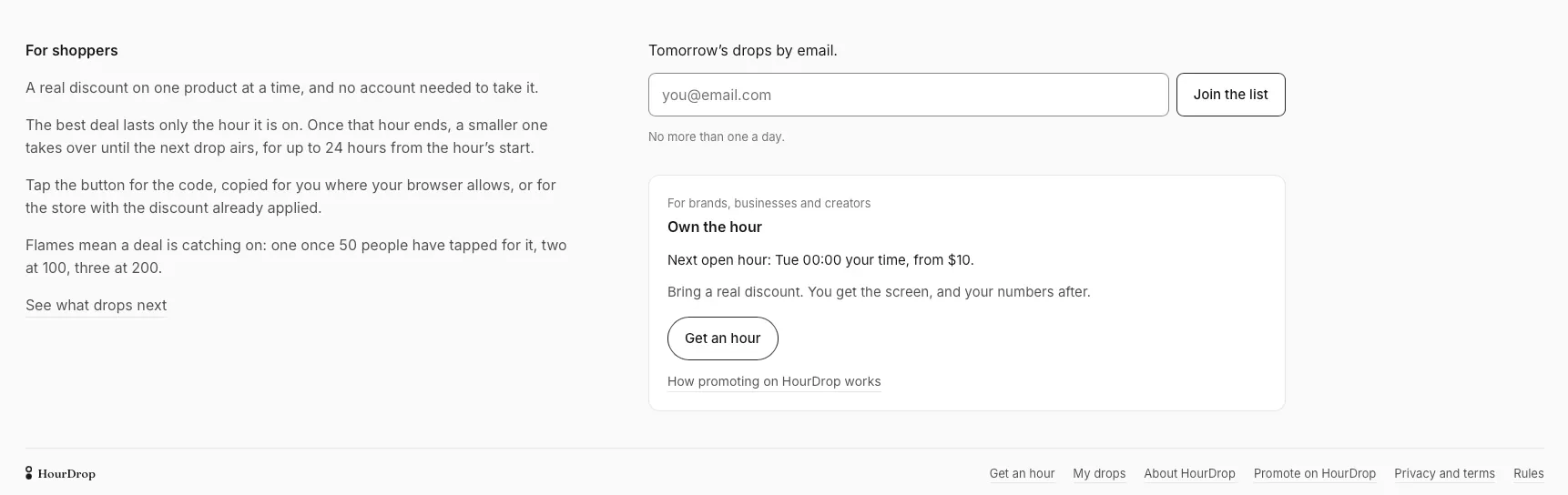 HourDrop gallery image