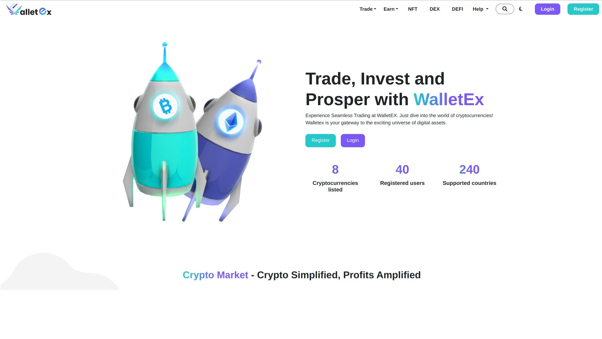 Crypto Exchange Development - Main product screenshot demonstrating key features and user interface