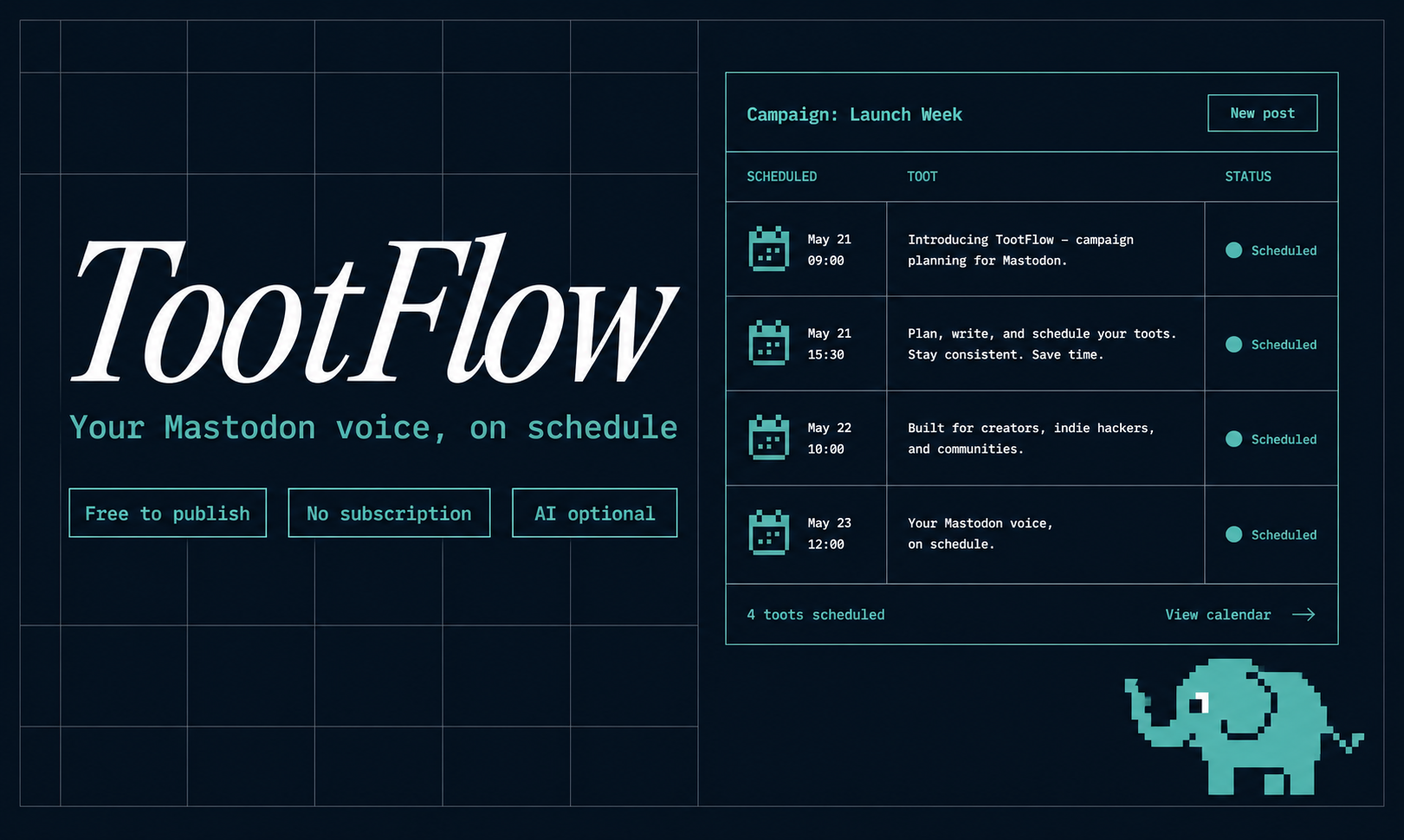 TootFlow gallery image