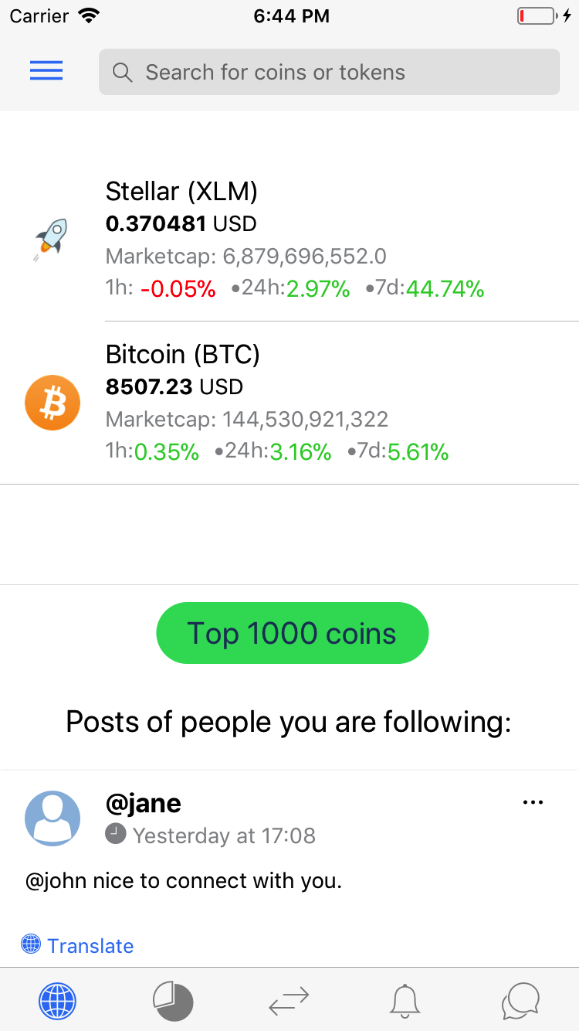 Exaking - Social & Local Crypto Trading gallery image