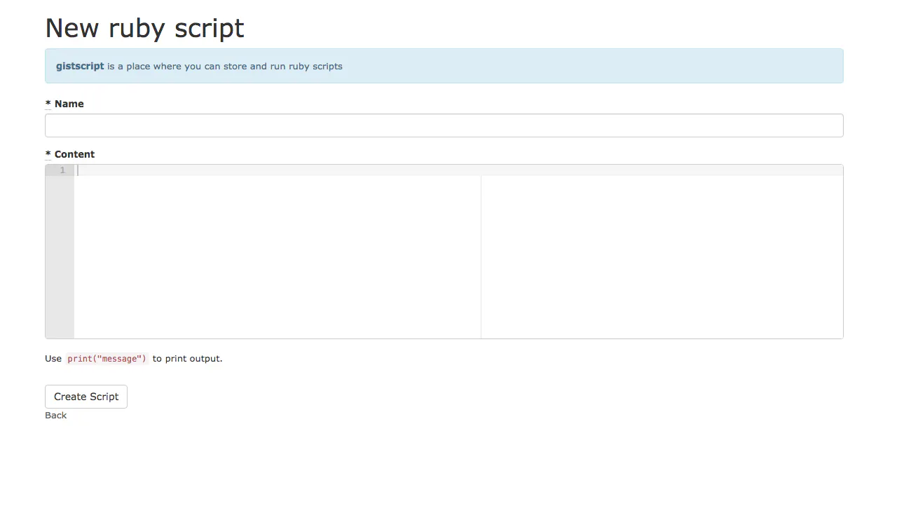 GistScript