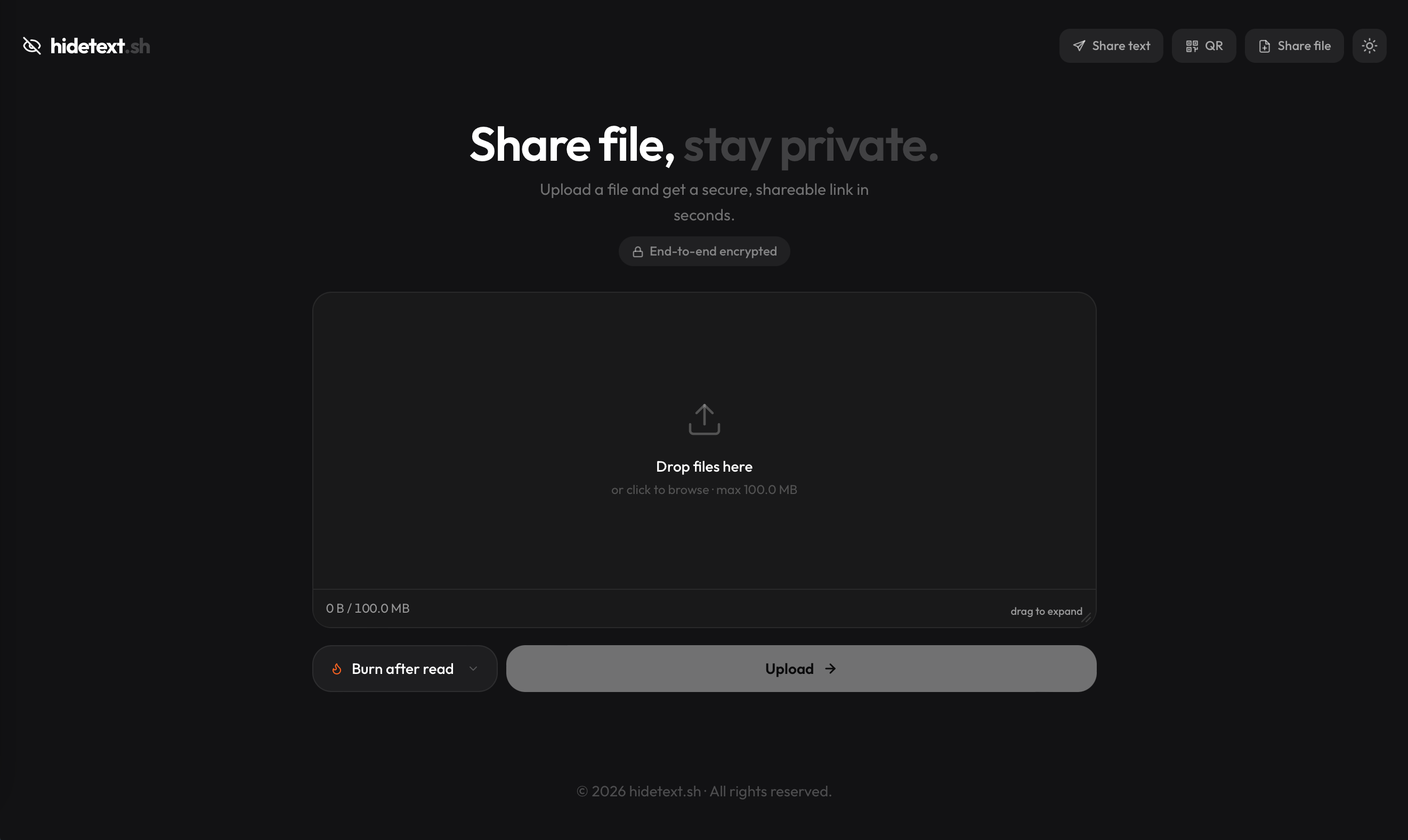 Hidetext.sh gallery image