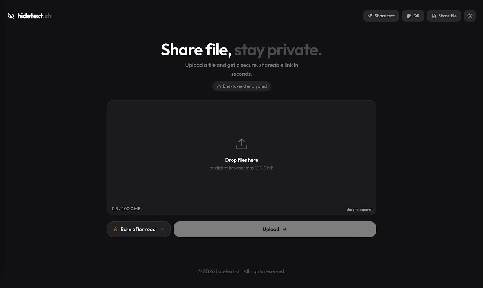 Hidetext.sh screenshot 3