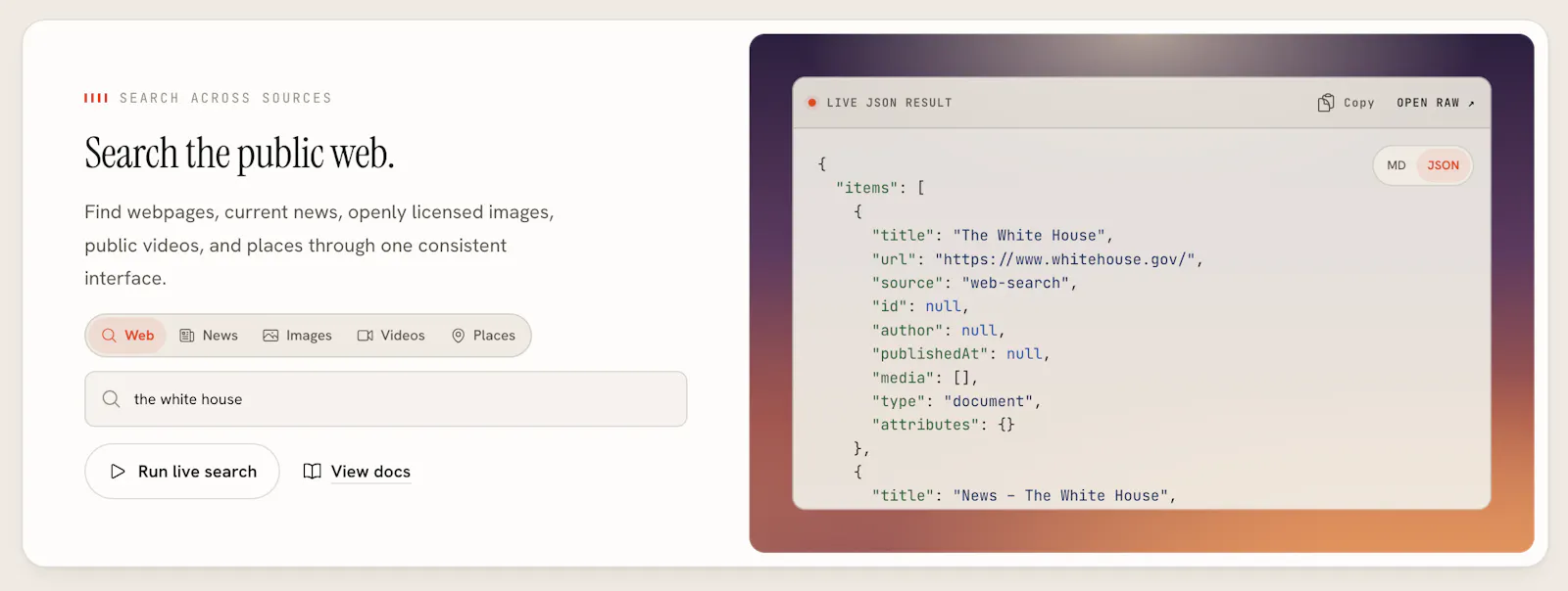 Webstractor screenshot 2