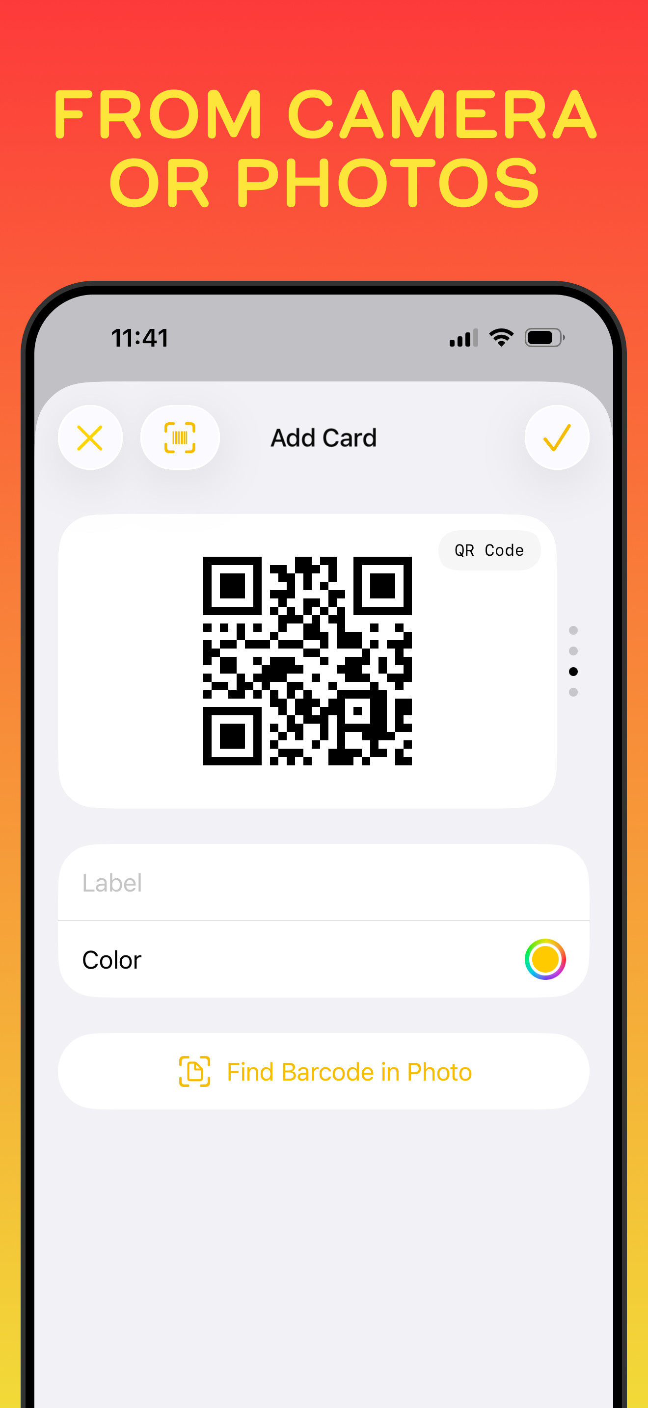 PeekCard - Screenshot 3 showing product features and functionality