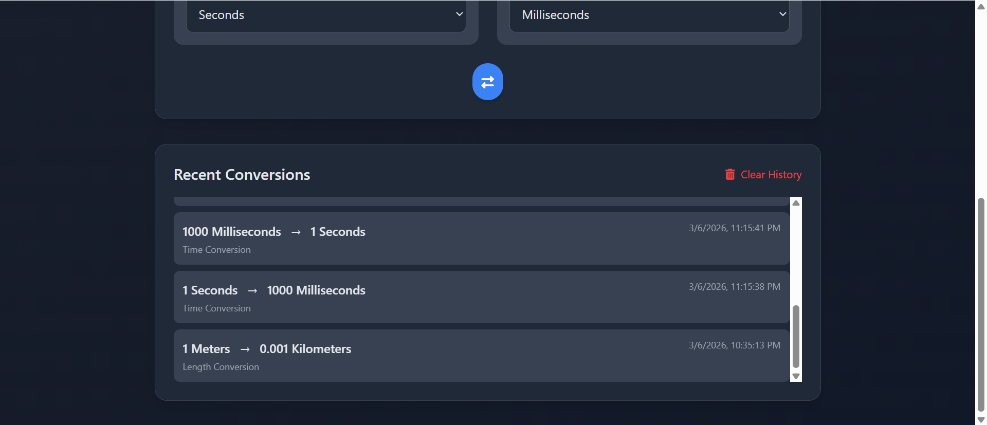 Universal Units Converter - Screenshot 3 showing product features and functionality