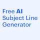 Free AI Email Subject Line Generator