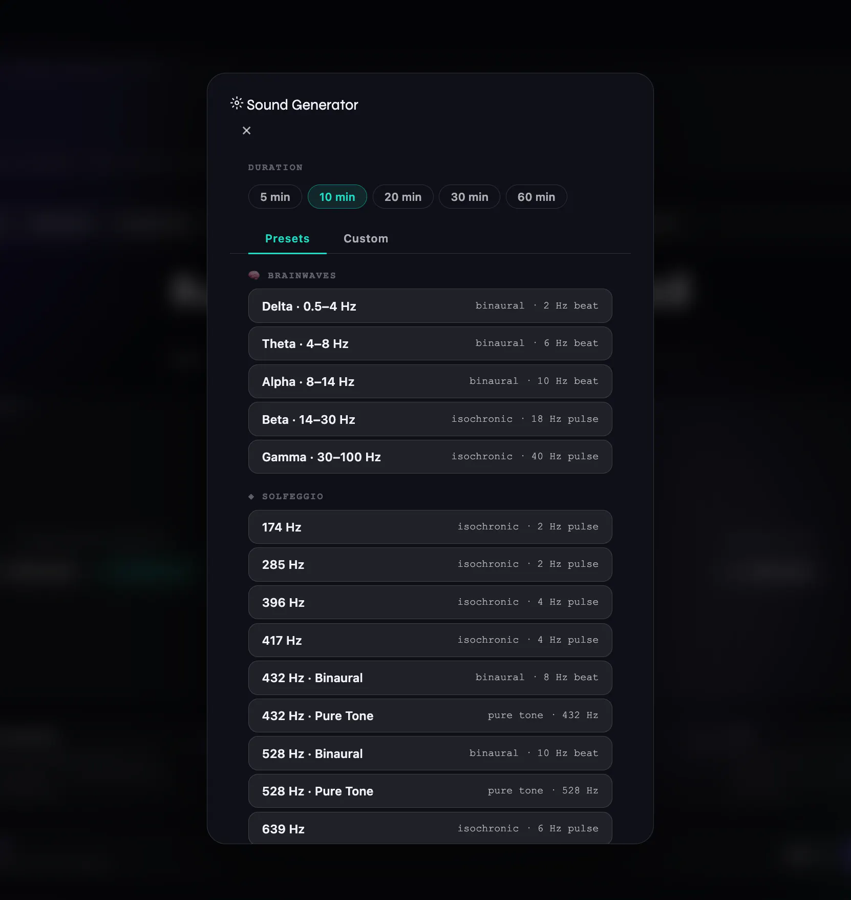 AURA Neural screenshot
