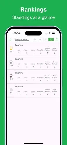 Simple MatchTable - Screenshot 2 showing product features and functionality