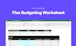Flex Budgeting Worksheet image