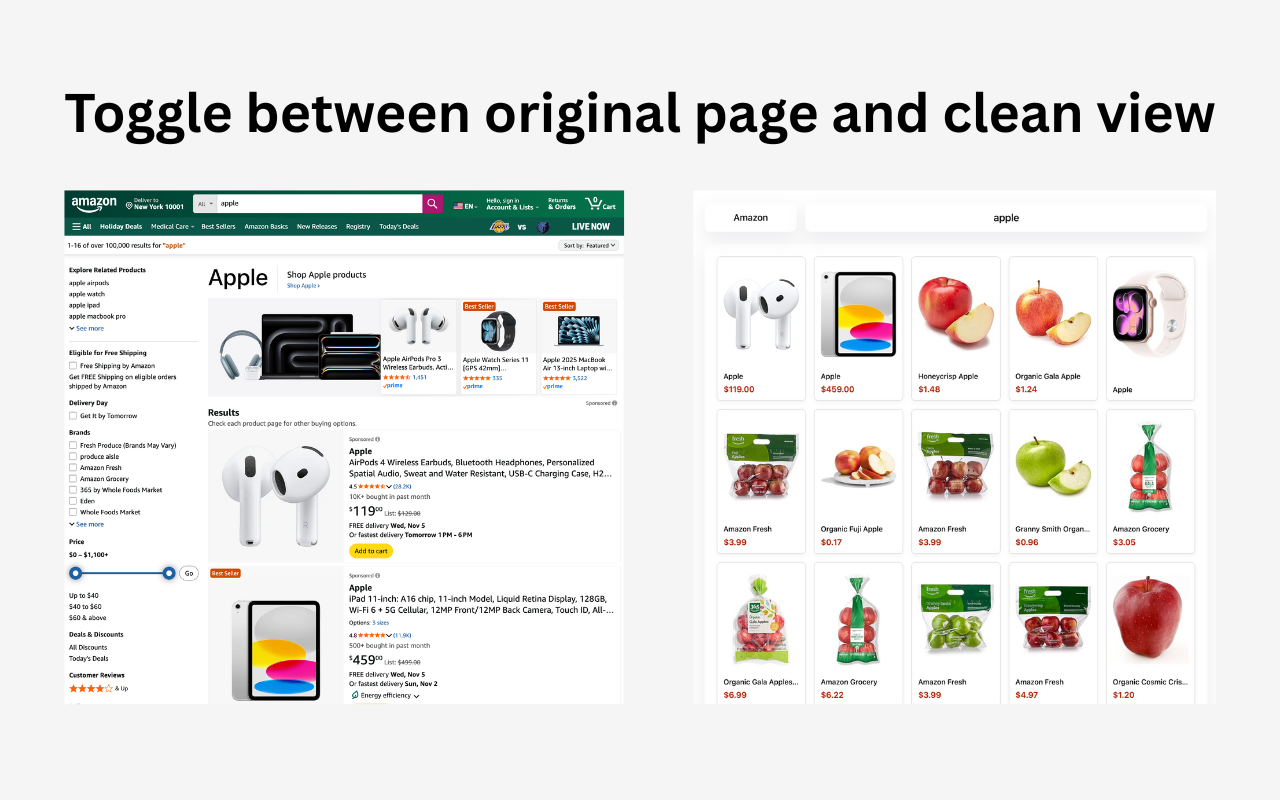 TrailShopper - Main screenshot showing features and interface
