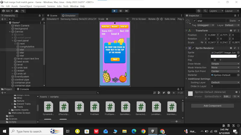 Fruit Fusion ! Juicy fruit merge screenshot 7