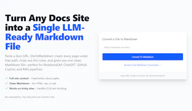 SiteToMarkdown gallery image