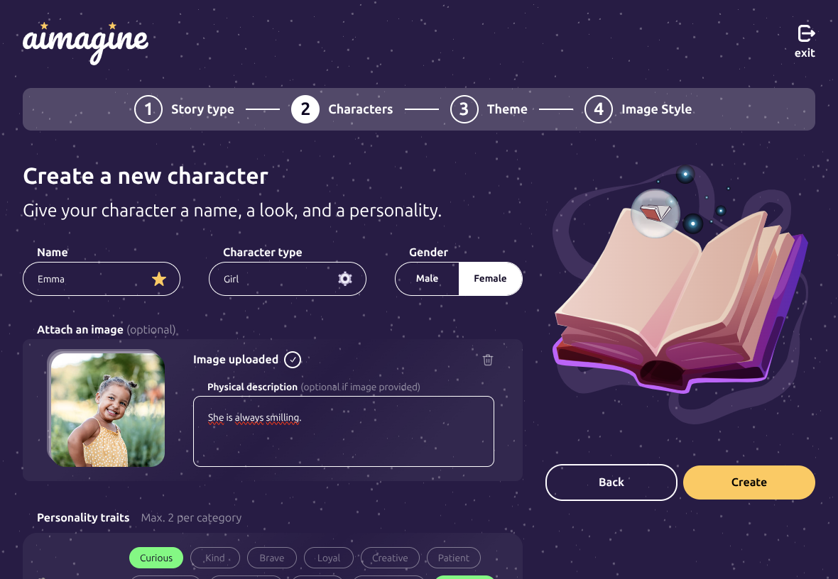 aimagine — Personalized bedtime stories gallery image