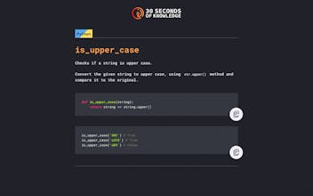 30 Seconds of Knowledge gallery image