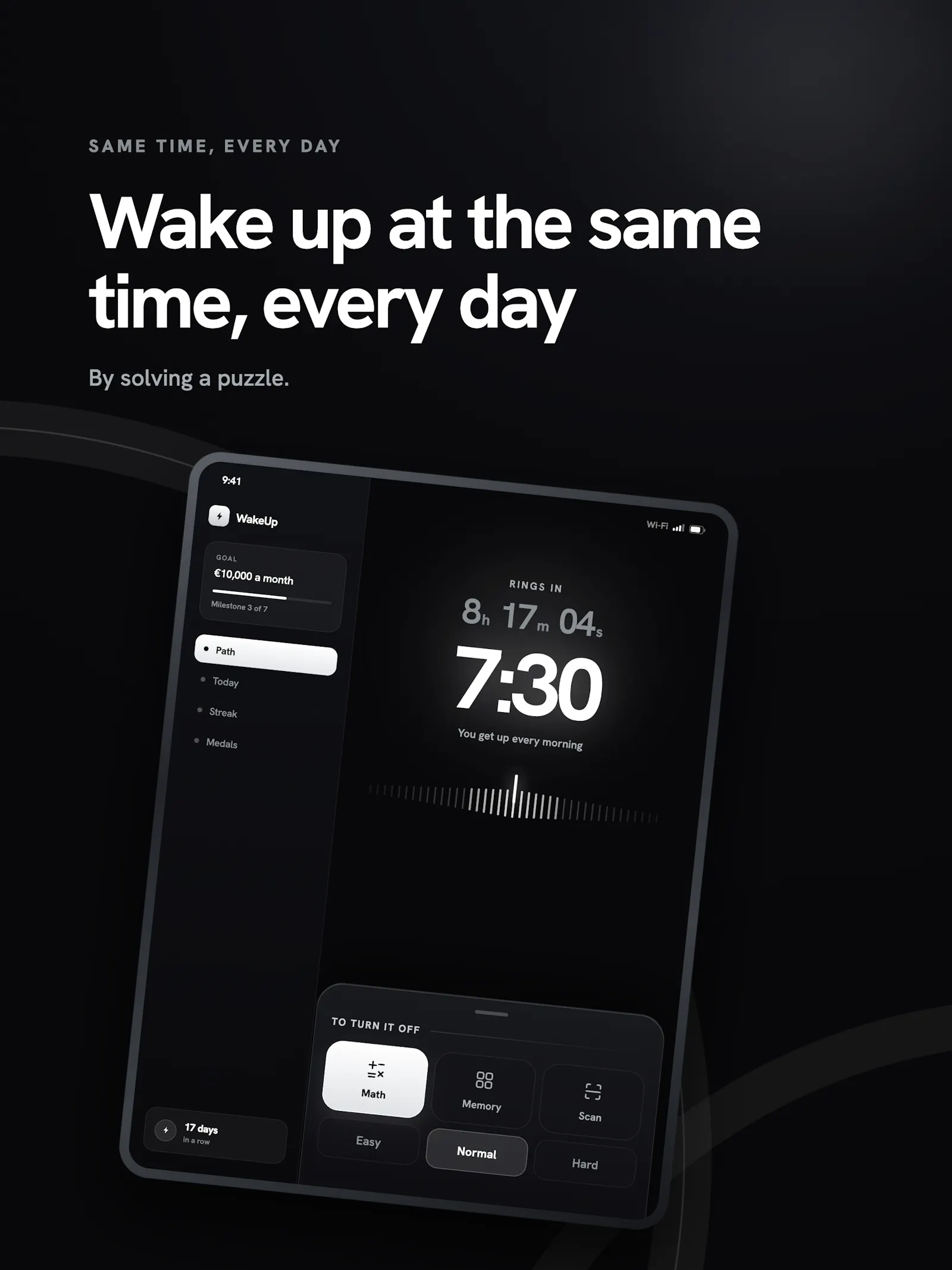 WakeUp: Alarm Clock & Goals screenshot 3