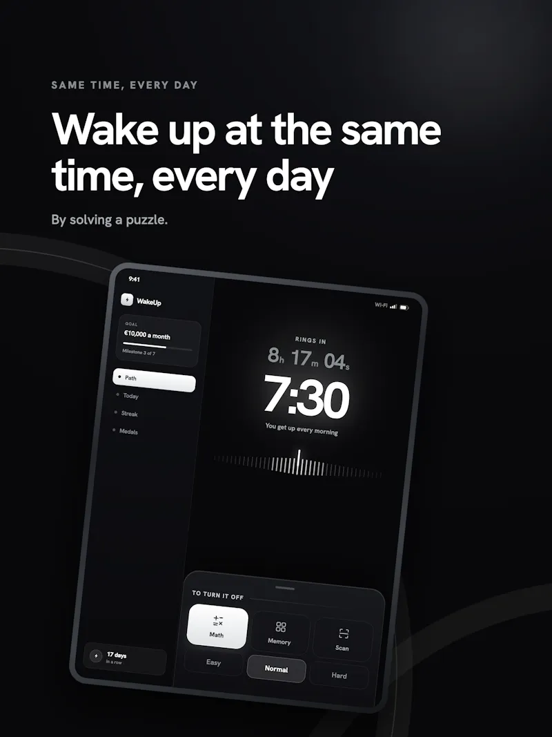 WakeUp: Alarm Clock & Goals screenshot 3