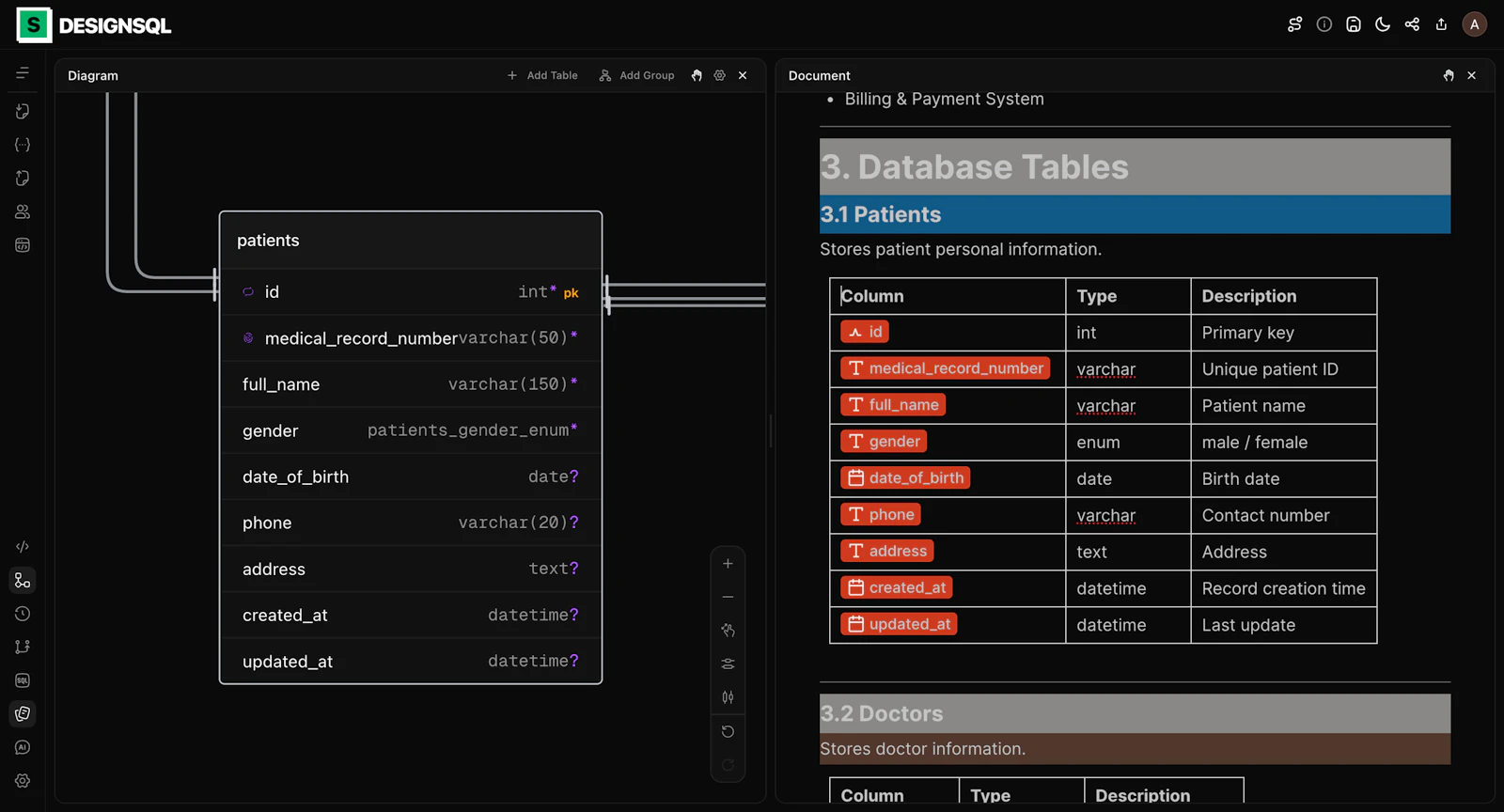 DesignSQL V2 screenshot 4