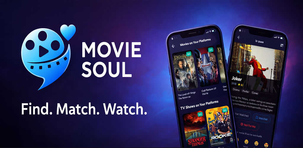 MovieSoul - Main product screenshot demonstrating key features and user interface