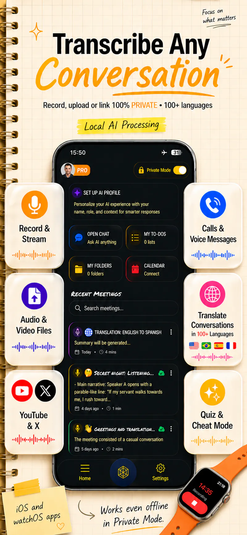 MeetingsAI: Notes & Summary screenshot 3