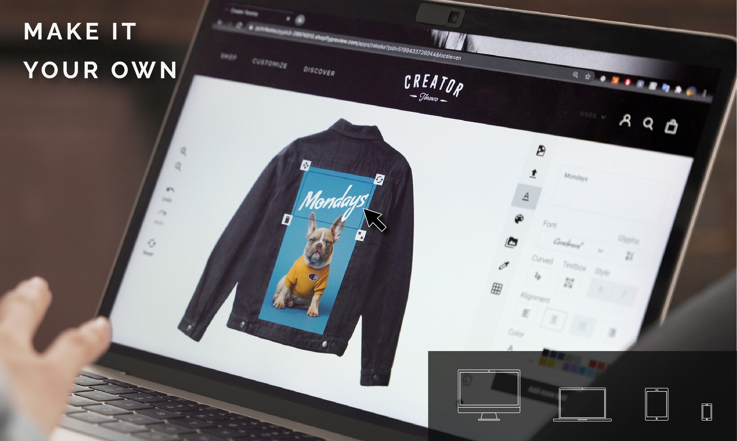 Modular Denim Jackets with Swappable Art gallery image