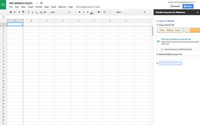 Airtable Importer gallery image