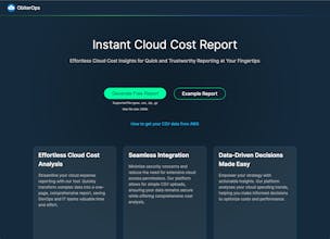 Instant Cloud Cost Report gallery image