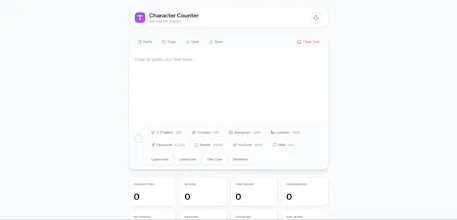 Free SEO and character counter Tool gallery image