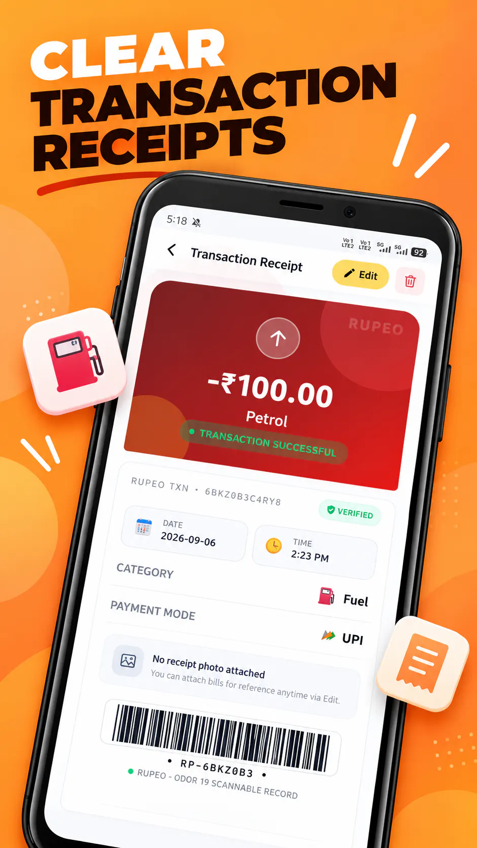 Rupeo App — Smart Expense Tracker  gallery image