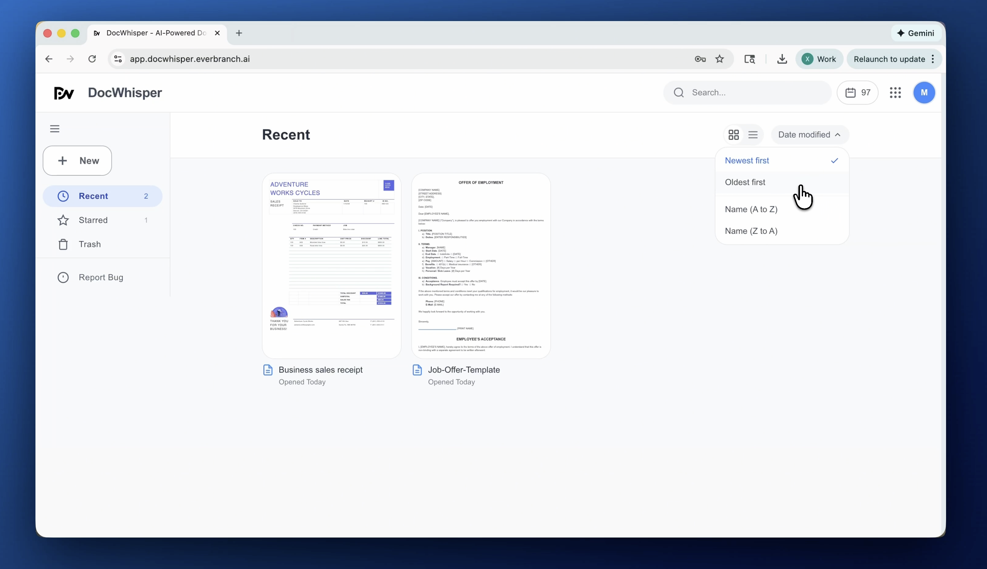 DocWhisper - Screenshot 2 showing product features and functionality