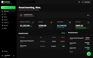 TradeTally — Invoicing & Expenses for UK gallery image