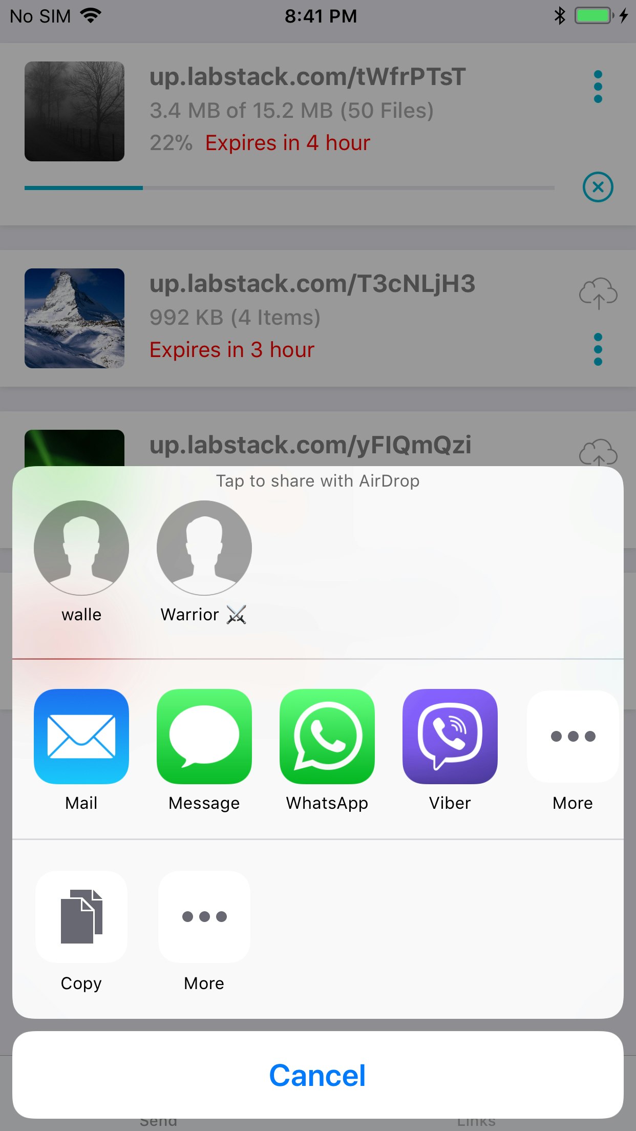 Up - File transfer & sharing gallery image