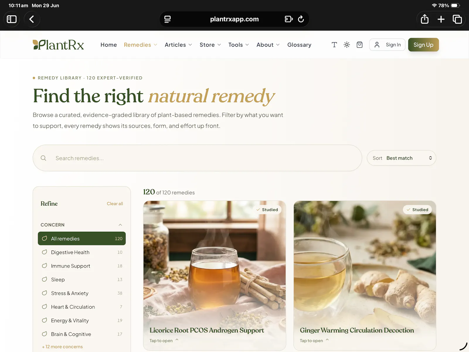 PlantRx - Find the right natural remedy screenshot 4