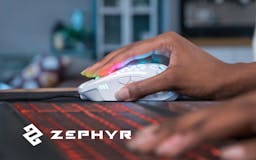 Zephyr gaming mouse media 1