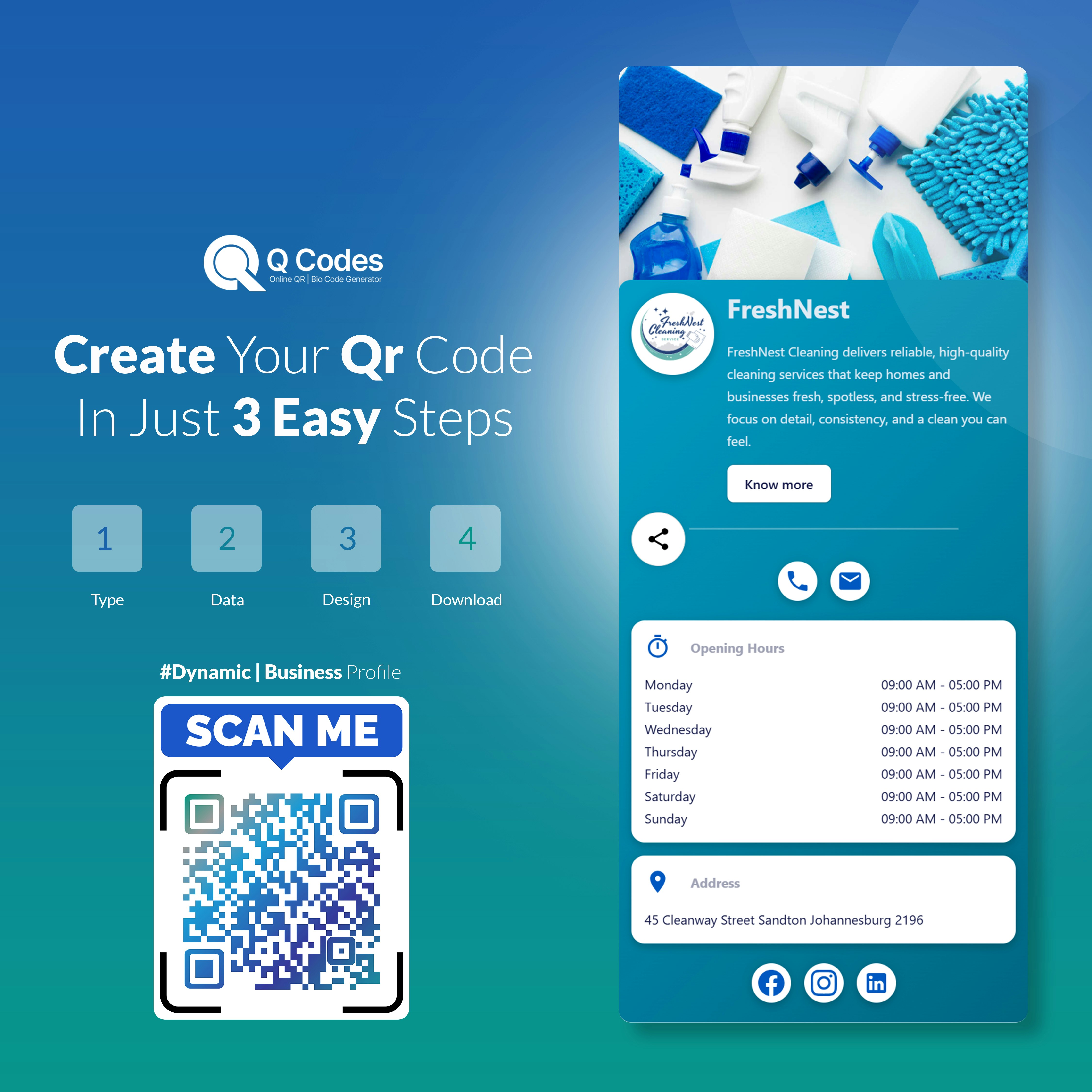 Q Codes | Online QR Code Generator - Screenshot 2 showing product features and functionality