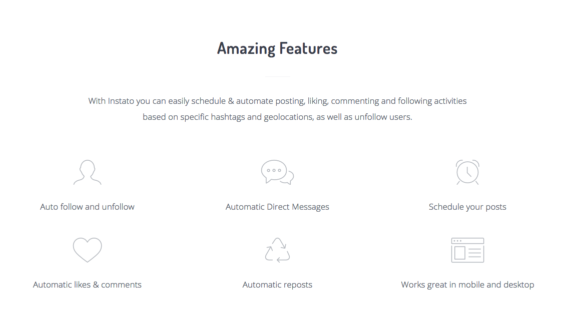 Instato.io - Instagram Management and Automation Tool gallery image