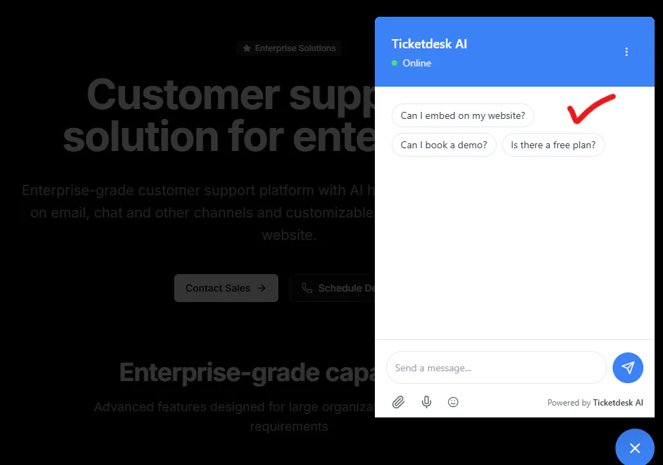 Ticketdesk AI screenshot 2