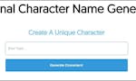 Fictional Character Name Generator image